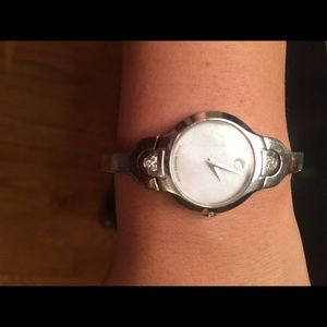 MOVADO womens Kara watch with mother of pearl face