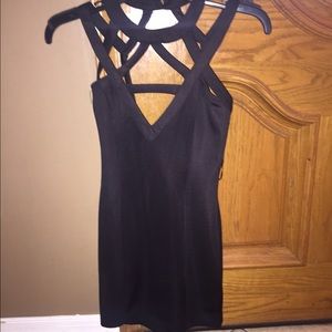 Black tobi dress