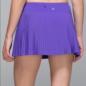 Lululemon purple pleated tennis skirt 💜