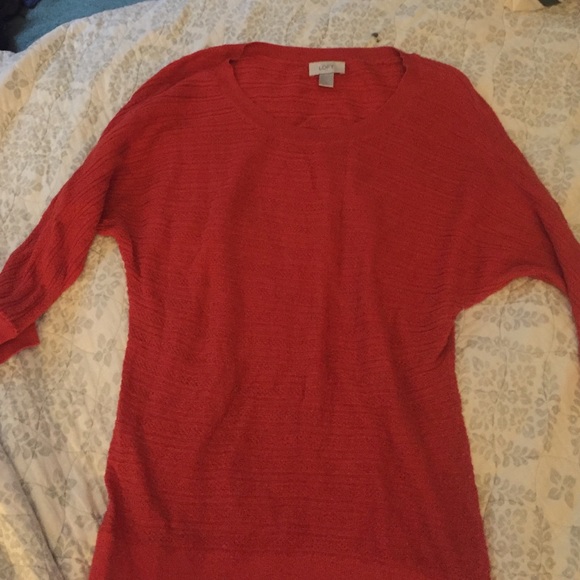 Orange sweater-Loft