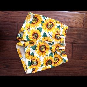 American apparel sunflower shorts
