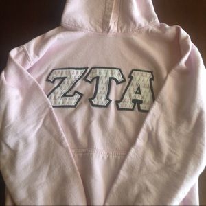 ZTA FRATERNITY lettered sweatshirt