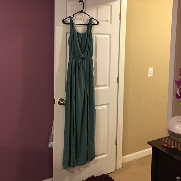 Olive maxi dress