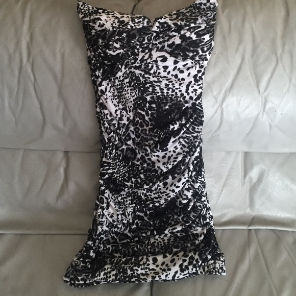 Strapless party dress. Bought at Beverley Center.