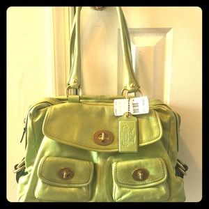 Rare Green Pearl Coach Legacy Peyton Archive.