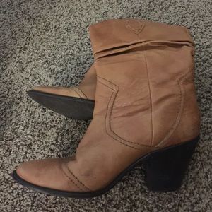 Jessica Simpson leather cowboy boots