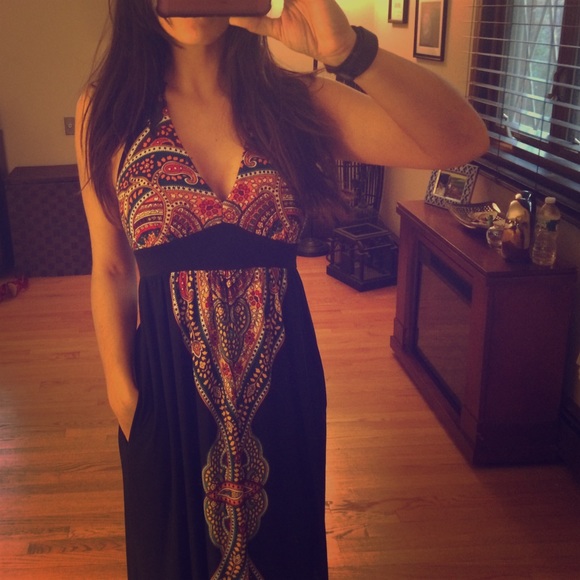 Printed Maxi Dress