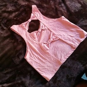 Pink Crop Top