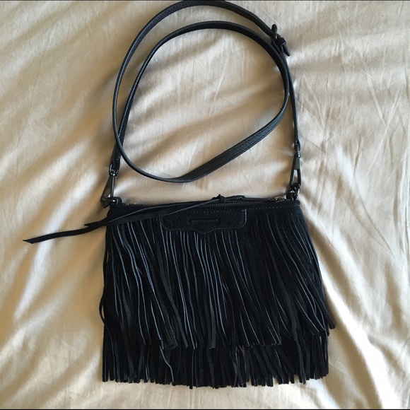 Rebecca Minkoff Suede Fringe Crossbody