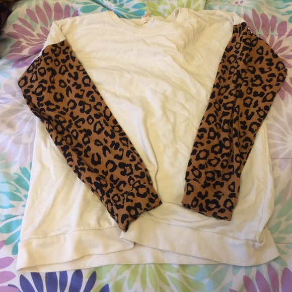 Cheetah Print Sweatshirt