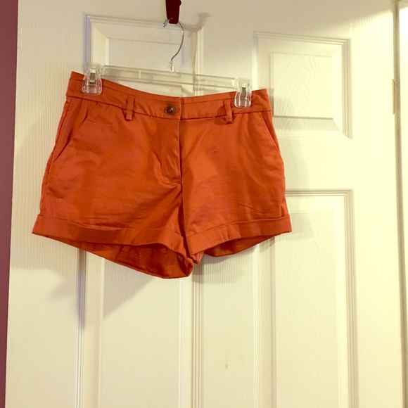 Rust orange shorts