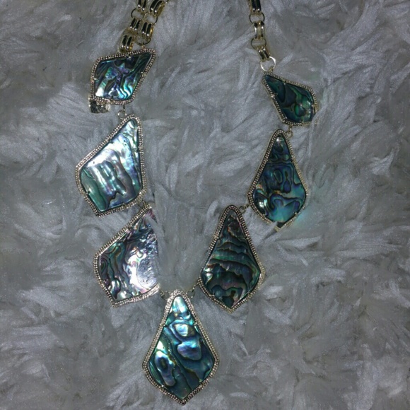 Kendra Scott Kensey Abalone necklace