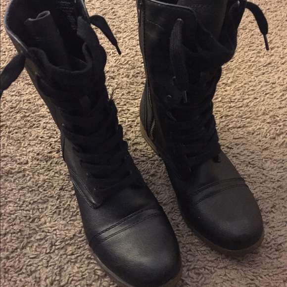 Combat boots!
