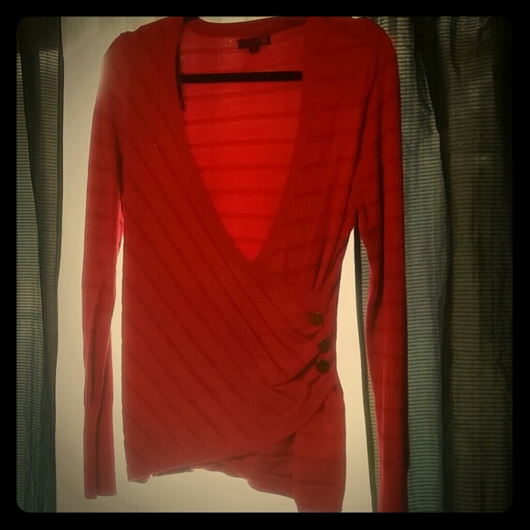 Red Guess sweater