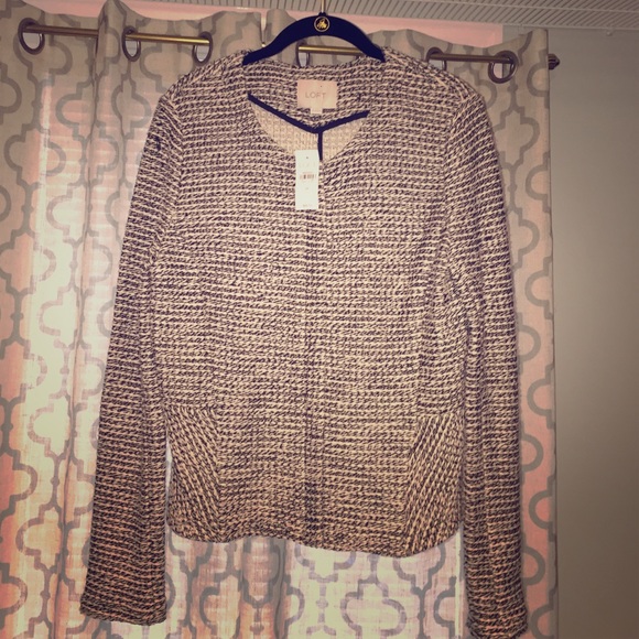 TONIGHT ONLY!New Anne Taylor Loft Tweed Blazer $89