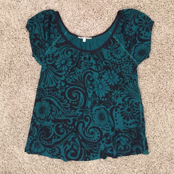 Lucky Green and Black Top