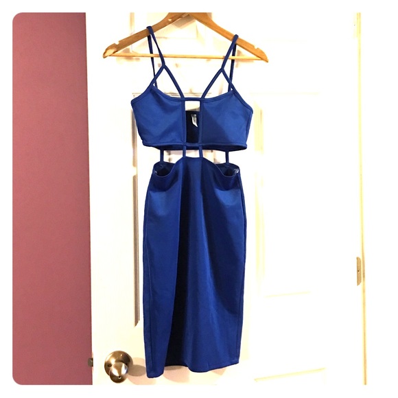 Blue club dress