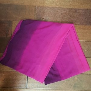 Pink/purple express scarf 2 sided