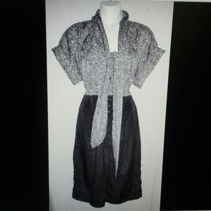 The Limited size 2 pencil sheath scarf-neck dress