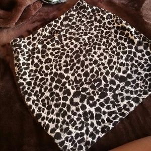 Cheetah pencil skirt