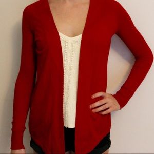 Express- Red Cardigan