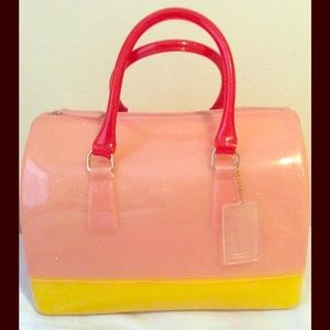 SOLD!!!! Furla Candy bag tricolor