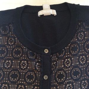 Banana Republic Black & Tan Cardigan  Xtra Lrg.  6