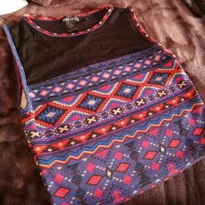 Patterned Crop top