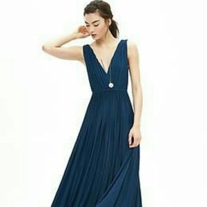 Deep blue maxi dress