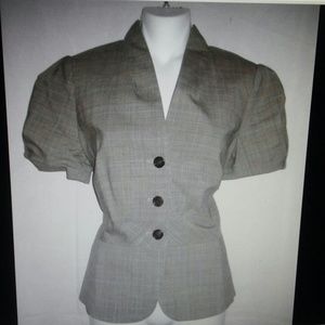 Banana Republic size 2 wool plaid blazer