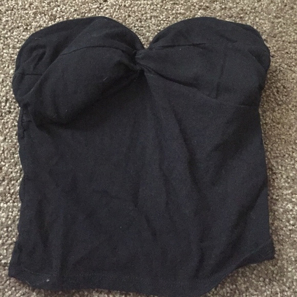 All black tube top