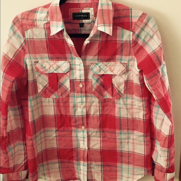 Long sleeved button down shirt