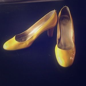 J. Crew Yellow Heel