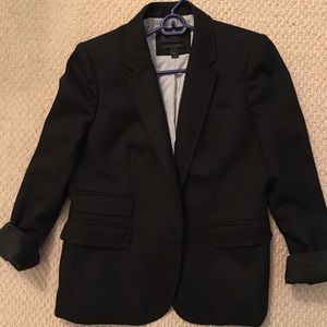 J.crew Black schoolboy blazer