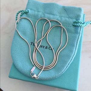 Authentic 16 inches Tiffany silver chain