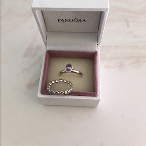 Dual Pandora rings