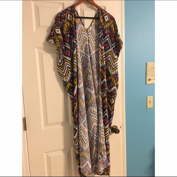 Longline Aztec Cardigan - Picture 2 of 4