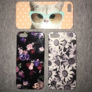 3 IPHONE 5/5s cases