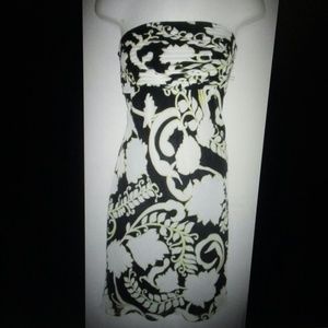 Ann Taylor size 2 strapless silk dress