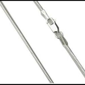 16 in Roundsnake 925 Sterling Silver Chain