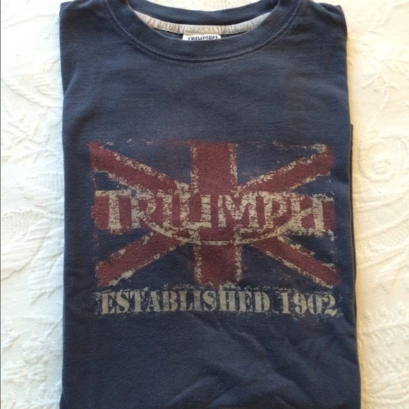 SOLD! Triumph Motorcycle T shirt.