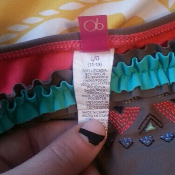 OP 2 piece bathing suit - Picture 2 of 3