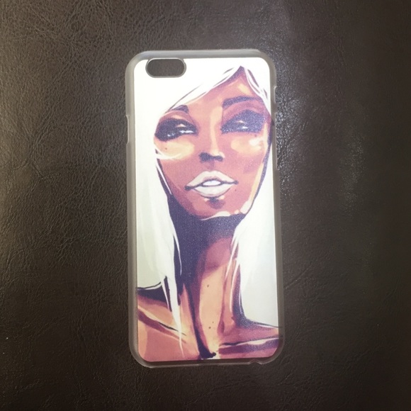 NWOT dark skinned beautiful woman hard shell case