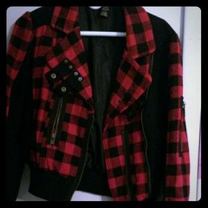 Urban vibe plaid jacket