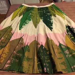 Aline cotton printed skirt from Anthropologie