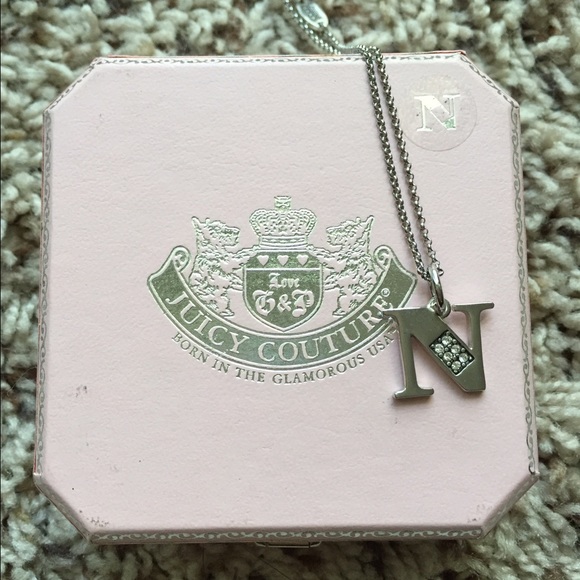 Juicy Couture Initial "N" Necklace