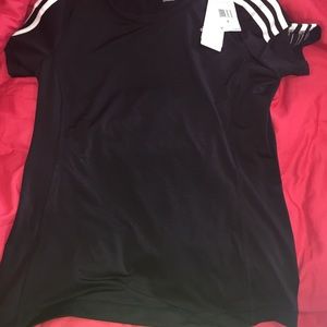 Black adidas climate tee