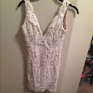 ❌sold❌White lace hello Molly dress