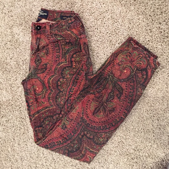 Paisley Skinny Jeans