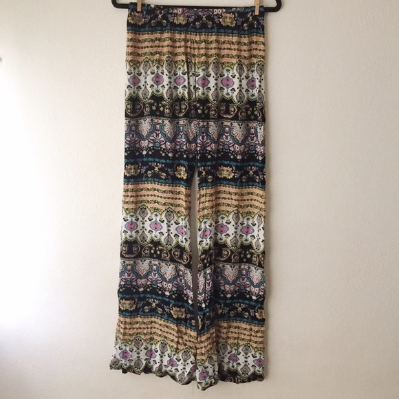 Boho Print Bell Bottoms